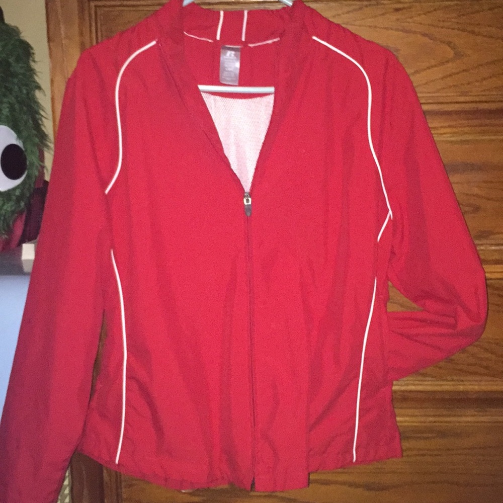 Red sports jacket